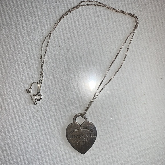 Tiffany & Co. Silver 925 return to Tiffany tag necklace - Picture 3 of 5